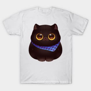 Fancy Black Cat T-Shirt